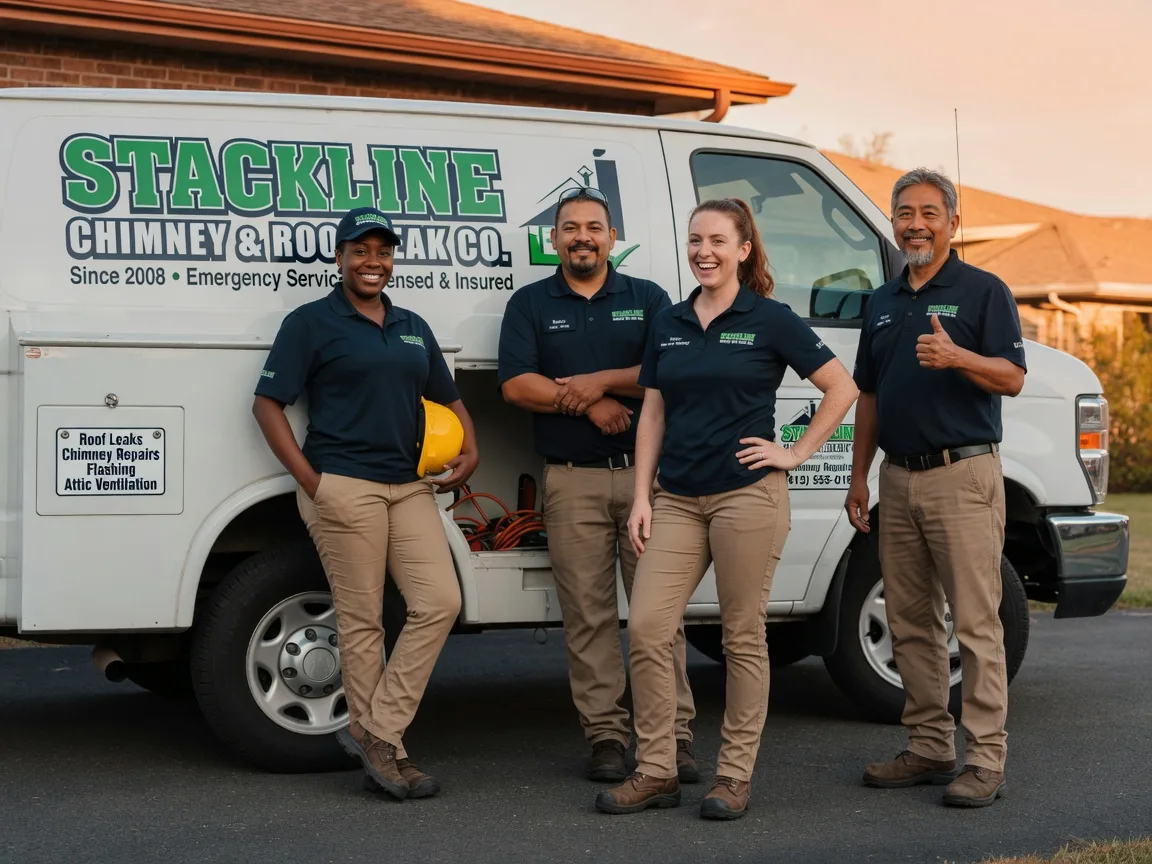 Chimney flashing repair company in Frisco, NC